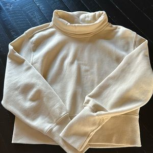 Abercrombie & Fitch - Soft AF cowled neck cream sweater - XS